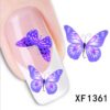 paarse vlinder sticker