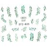 water decal groen blaadjes