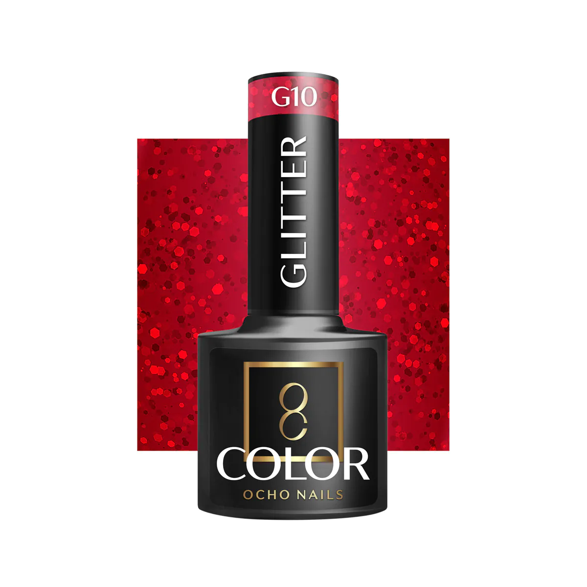 Ocho Nails gellak glitter G10